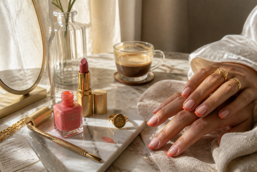 13 Orange and Pink French Tips That Still Look Clean and Chic