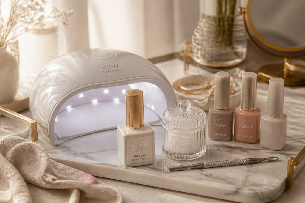 How to Do Short Gel Nails at Home Without Flooding the Cuticles