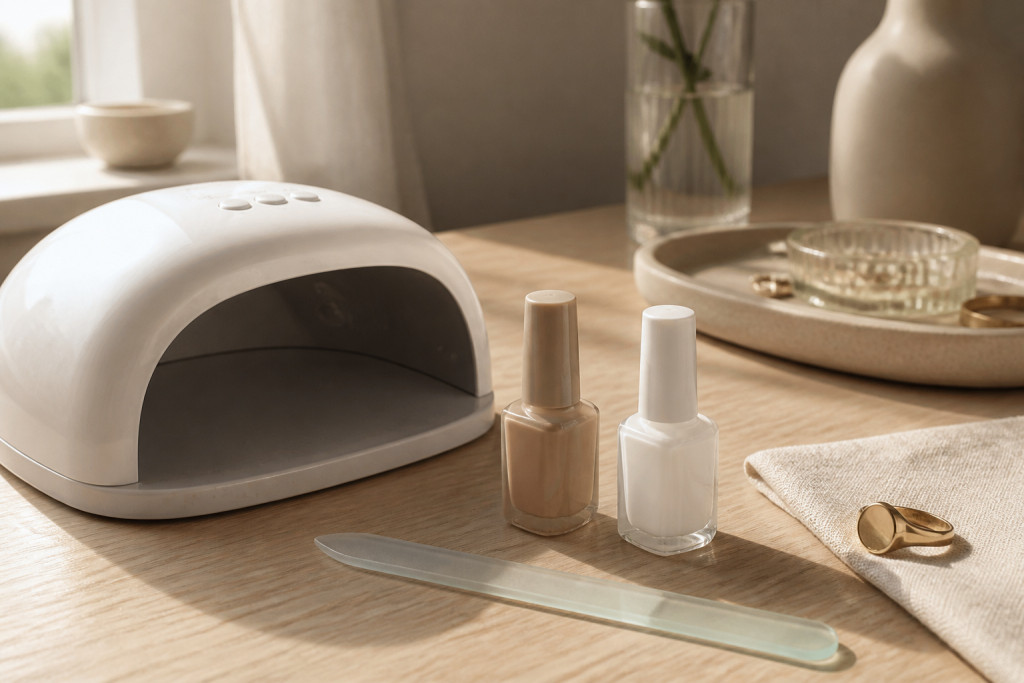 How to Do Minimalist Gel Nails With Just 2 Polish Shades