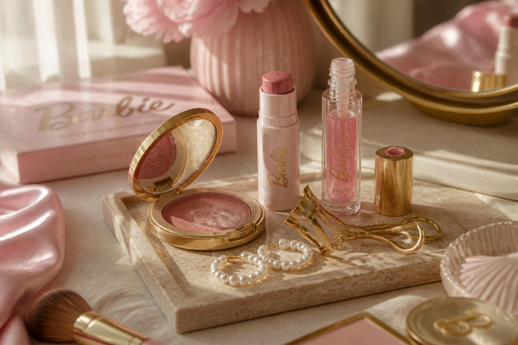 How to Do Barbie Makeup With Pink Lids, Plush Lashes, and Gloss
