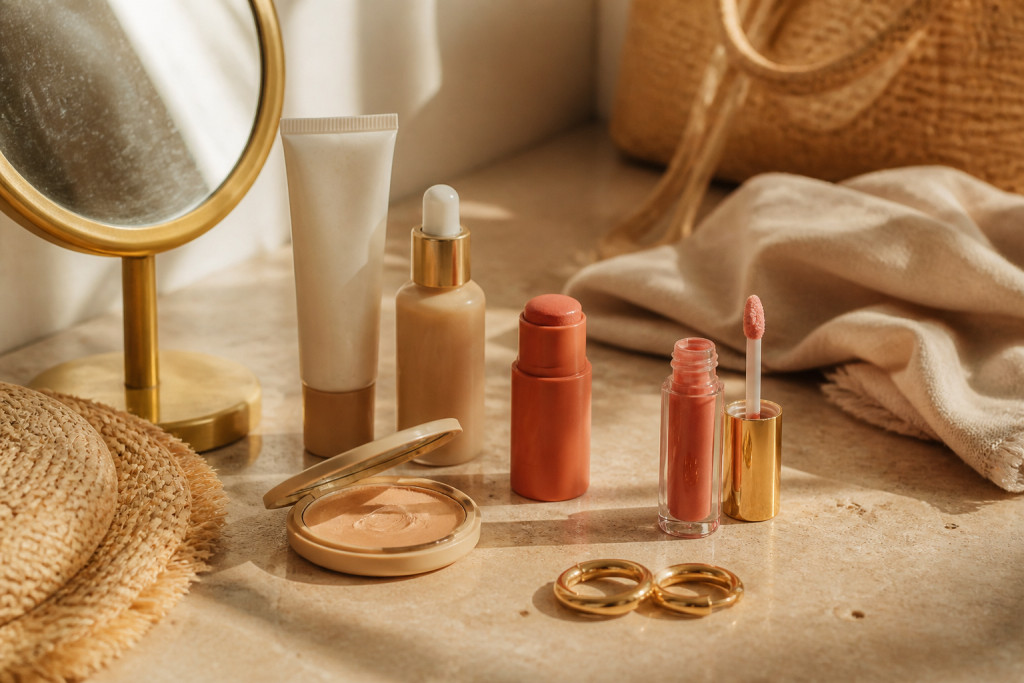 How to Do Beach Makeup That Stays Fresh Through Heat and Waves