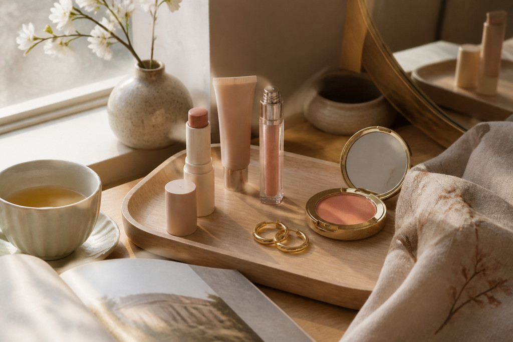 How to Do Chinese Makeup With Soft Matte Skin and Glossy Lips