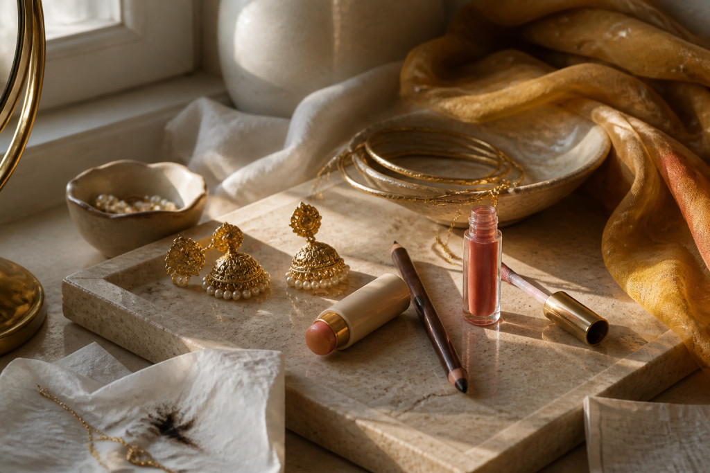 15 Indian Makeup Looks That Make Gold Jewelry Pop on Camera
