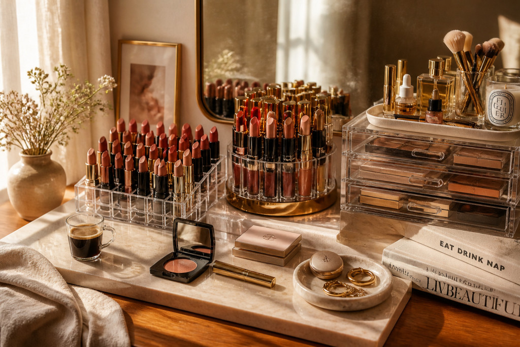 How to Organize Makeup Storage So You See Every Lipstick